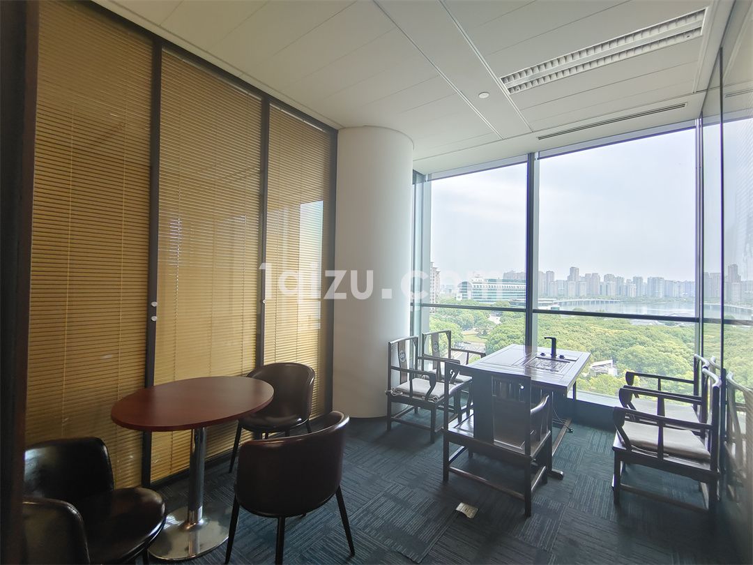 苏州中心C座低区400平精装带家具